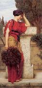 John William Godward La Pensierosa oil